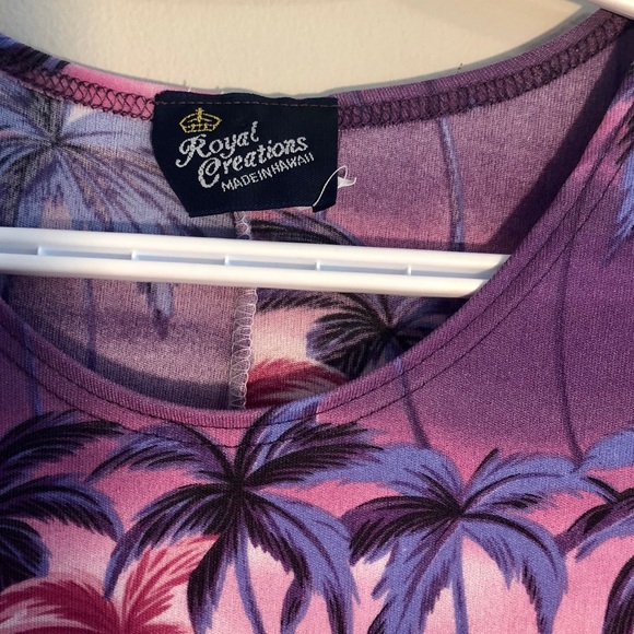 Vintage tropical pull-over relaxed fit dress - Picture 5 of 5